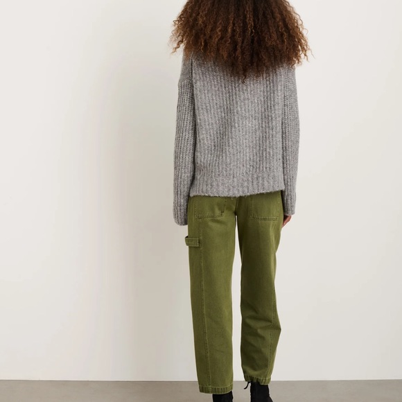 Alex Mill Normandie Alpaca Sweater, Heather Grey, Medium, Brand New Never Worn - Picture 8 of 9